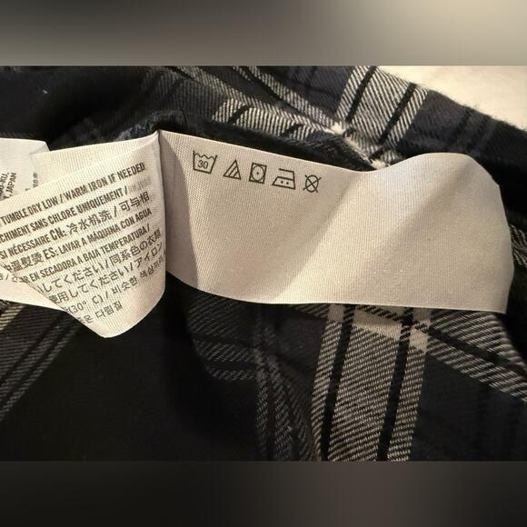 Abercrombie & Fitch Gray Plaid Tunic Blouse
size XS NWOT - Picture 4 of 8